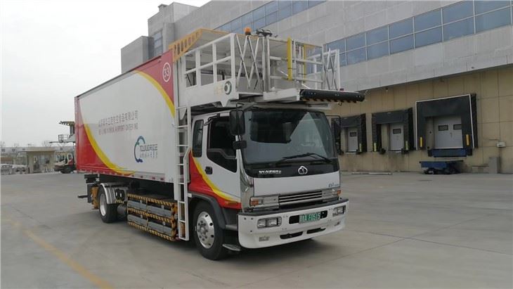 الشركة المصنعة لشاحنة تقديم الطعام في المطار